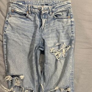 American Eagle Outfitters Light Blue Boyfriend Jeans